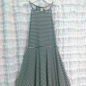 Black and White striped dress